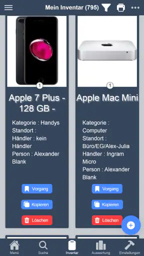 HITS Inventarmanager screenshot
