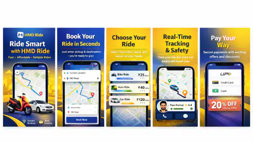 HMD Ride–Book Bike Taxi & Auto screenshot