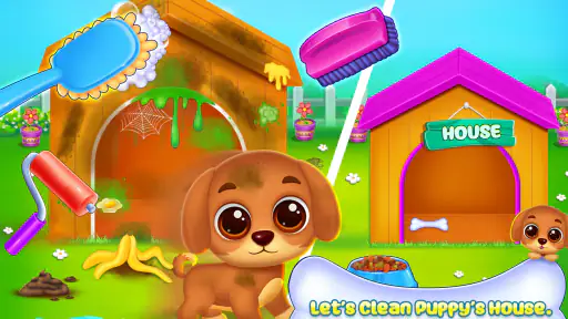 Baby Girl Home Cleaning Game screenshot