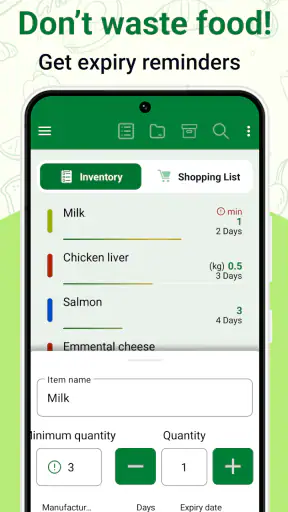Home Inventory & Food: InvenDo screenshot