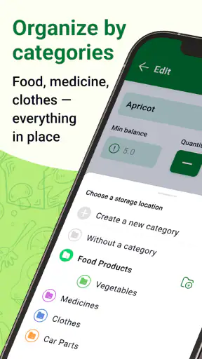 Home Inventory & Food: InvenDo screenshot