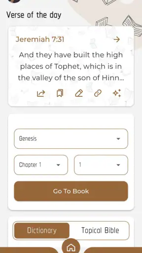 Horeb Reference Bible screenshot