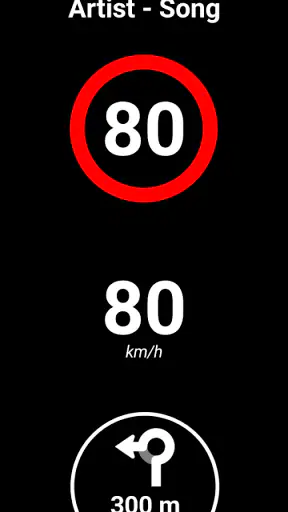 HUD Speed limits and alerts screenshot