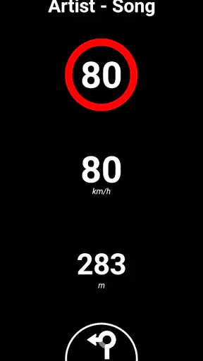 HUD Speed limits and alerts screenshot