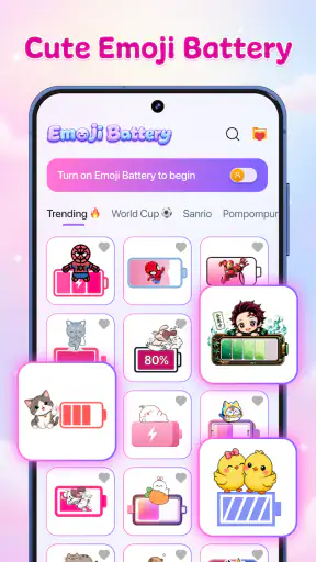 IconBatt: Emoji Battery Style screenshot