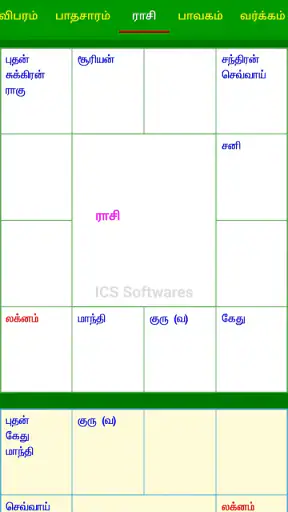 ICS Software Tamil AstrologyS1 screenshot