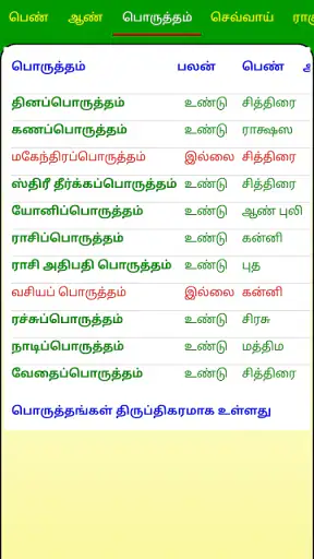 ICS Software Tamil AstrologyS1 screenshot