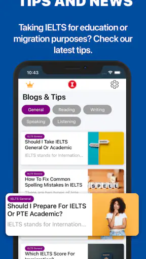 IELTS Exam Practice Assistant screenshot