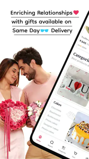 IGP: Flowers, Cakes, Gifts App screenshot