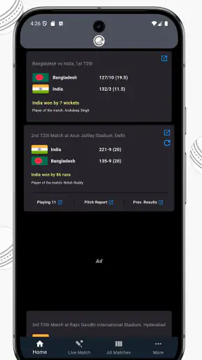 IND vs SL Live Cricket Score screenshot
