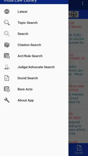 India law Library (Law App) screenshot