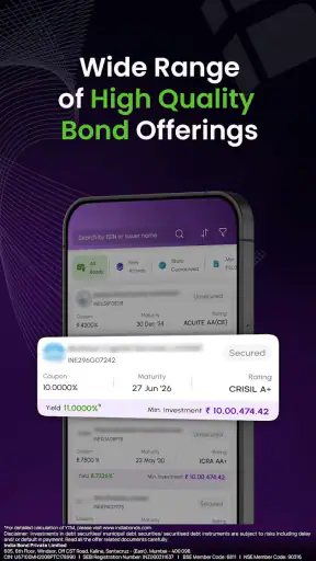 IndiaBonds:Invest in Bonds/FDs screenshot