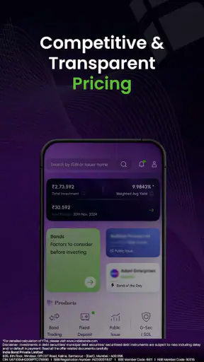 IndiaBonds:Invest in Bonds/FDs screenshot