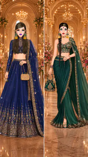 Indian Bride Dress Up Game screenshot