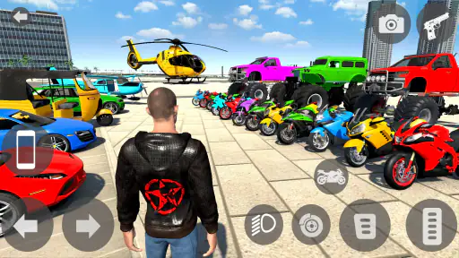 Indian City Bike Rider 3D Game screenshot