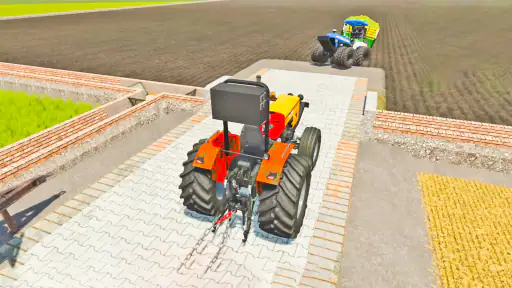 Indian Farming Tractor 3D Game screenshot