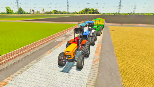 Indian Farming Tractor 3D Game screenshot