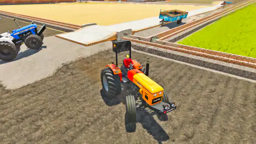 Indian Farming Tractor 3D Game screenshot