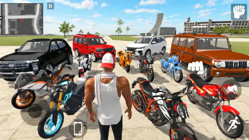 Indian Theft Bike Driving Game screenshot