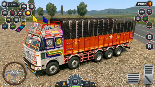 Indian Truck Cargo Truck Game screenshot