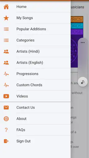 Indichords screenshot