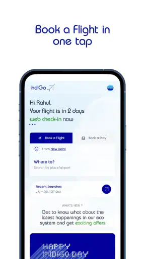 IndiGo: Flight Booking App screenshot