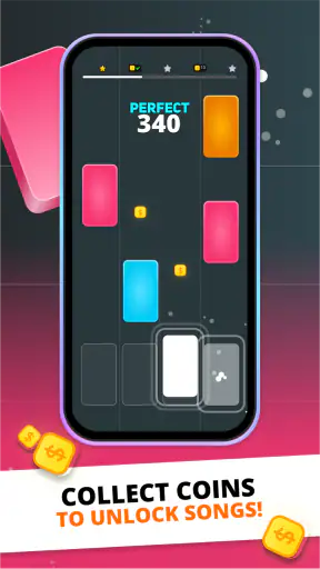 Infinite Tiles: EDM & Piano screenshot