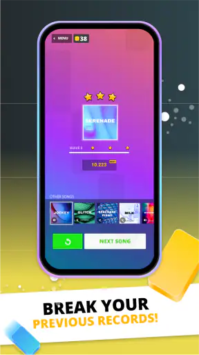 Infinite Tiles: EDM & Piano screenshot