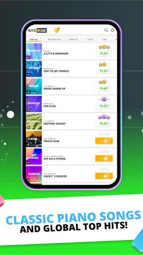 Infinite Tiles: EDM & Piano screenshot