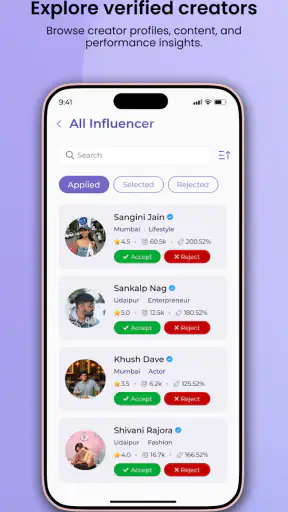 Influish: Home of Creators screenshot
