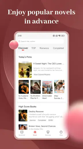 InkNovel screenshot