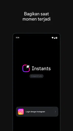 Instants, Instagram का ऐप screenshot