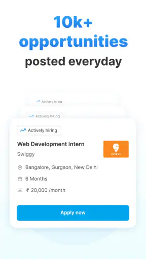 Internshala Internships & Jobs screenshot