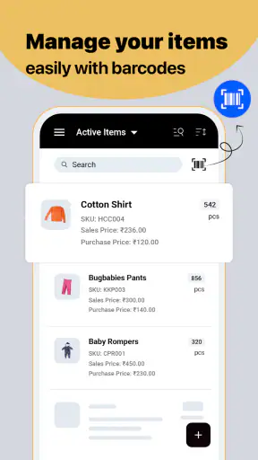 Inventory Management App -Zoho screenshot