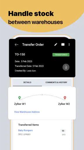 Inventory Management App -Zoho screenshot