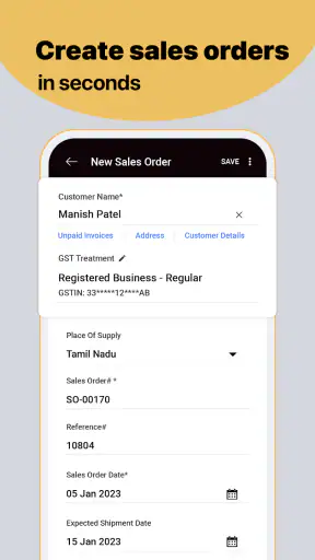 Inventory Management App -Zoho screenshot