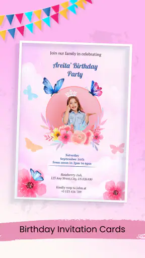 Invitation Card Maker & Design screenshot