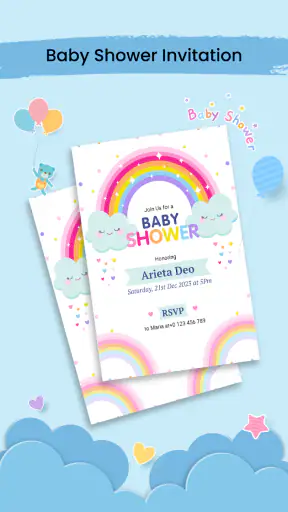 Invitation Card Maker & Design screenshot