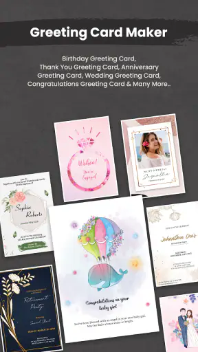 Invitation Card Maker & Design screenshot