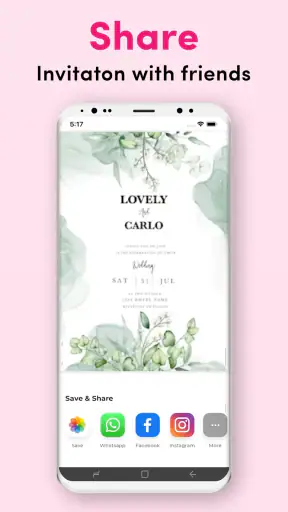 Invitation Maker - Card Design screenshot