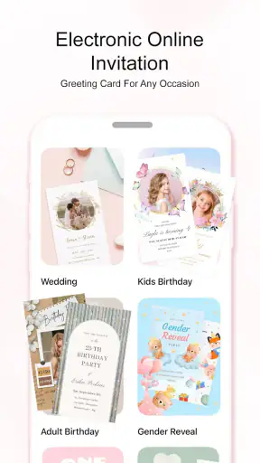 Invitation Maker Greeting Card screenshot