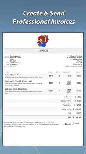Invoice & Estimate Maker screenshot