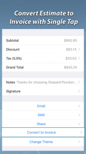 Invoice & Estimate Maker screenshot