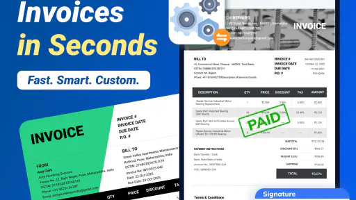 Invoice Maker with Template screenshot