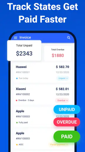 Invoice Maker with Template screenshot