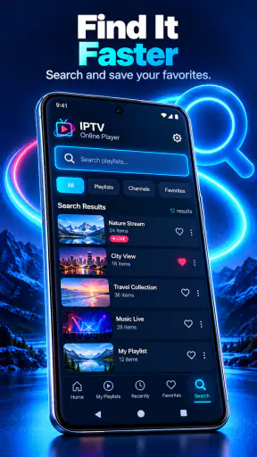 IPTV Online Player: Live TV screenshot