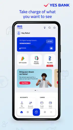 IRIS by YES BANK - Mobile App screenshot