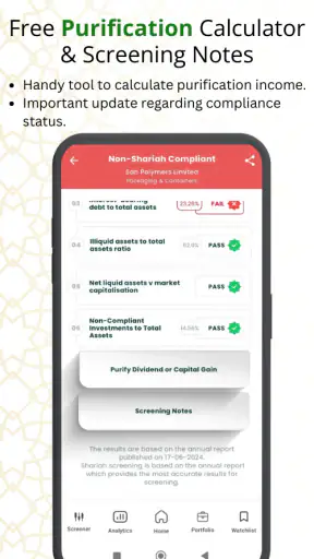 IslamicStock - Screener India screenshot