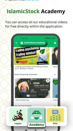 IslamicStock - Screener India screenshot