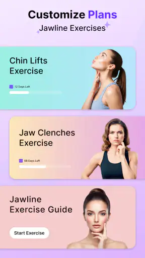 Jawline and Face Exercises screenshot